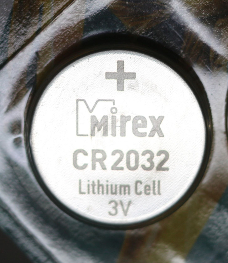 Батарейки литиевые дисковые Mirex, CR2032, 3V, 2 шт.