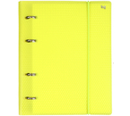 Тетрадь общая А5, 120 л. на кольцах BG Neon, 175×220 мм, клетка, желтая Тетрадь общая А5, 120 л. на кольцах BG Neon, 175×220 мм, клетка, желтая