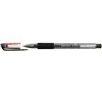 Ручка гелевая Brauberg Extra GT, корпус прозрачный, стержень черный