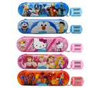 Пенал школьный двухкамерный с точилкой-брелком, 200×55 мм, ассорти Пенал школьный двухкамерный с точилкой-брелком, 200×55 мм, ассорти