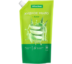 Мыло жидкое OfficeClean (сменный блок), 500 мл, «Алоэ» Мыло жидкое OfficeClean (сменный блок), 500 мл, «Алоэ»