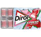 Жевательная резинка Dirol X-Fresh без сахара, 16 г, «Арбузный лед»