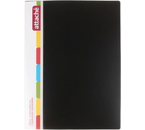 Папка-скоросшиватель пластиковая с пружиной Attache, толщина пластика 0,7 мм, черная
