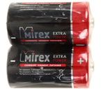 Батарейки солевые Mirex Extra Power, C, R14, 1.5V, 2 шт.