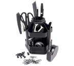 Органайзер настольный Workmate «Офисный Max» поворотный, 17 предметов, черный Органайзер настольный Workmate «Офисный Max» поворотный, 17 предметов, черный