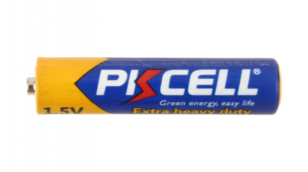 Батарейка солевая Pkcell Extra Heavy Duty, AAA, R03P, 1.5V 