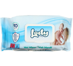 Салфетки влажные детские Lody Baby, 90 шт., для чувствительной кожи