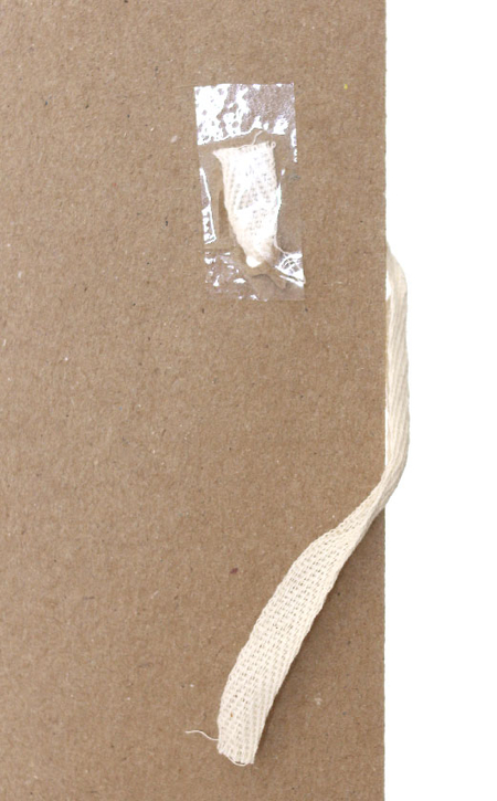 Папка картонная на завязках «Дело» «ПДМ-Групп», А4, ширина корешка 30 мм, плотность 420 г/м2, немелованная, серая