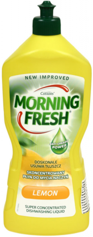 Средство для мытья посуды Morning Fresh 900 мл, «Лимон»