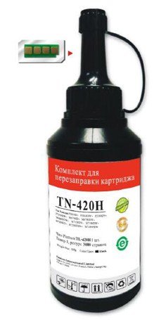 Комплект заправочный Pantum TN-420H, черный, ресурс 3000 страниц (чип+тонер)