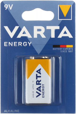 Батарейка щелочная Varta Energy Alkaline , 6LP3146, 9V, тип «Крона»