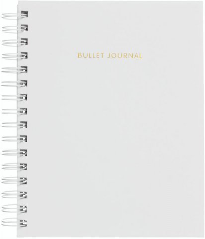 Блокнот на пружине Bullet Journal, 170*215 мм, 80 л., точки, «Белый»