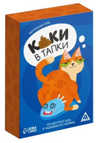 Игра настольная «Каки в тапки», 102 карты, фигурка, 8+