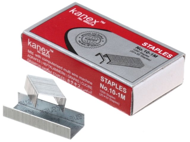 Скобы для степлеров Kanex №10, 1000 шт.