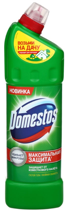 Средство для мытья сантехники Domestos , 1000 мл, «Хвойная свежесть»