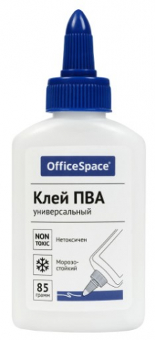 Клей ПВА OfficeSpace, 85 г (85 мл)