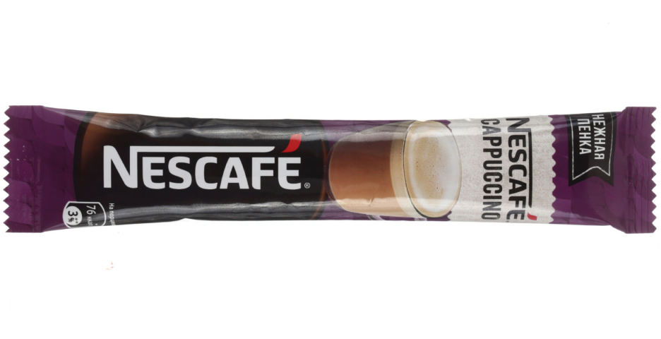 Кофе растворимый Nescafe 3в1 18 г, Classic Cappuccino, в стике