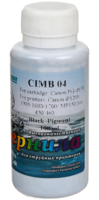 Чернила WI Canon CIMB 04-PG-40/50 (пигментные), 100 мл, черные