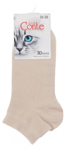 Носки женские Conte Elegant 3DSocks, размер 23-25, бежевые