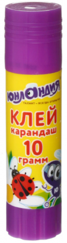 Клей-карандаш «Юнландия», 10 г