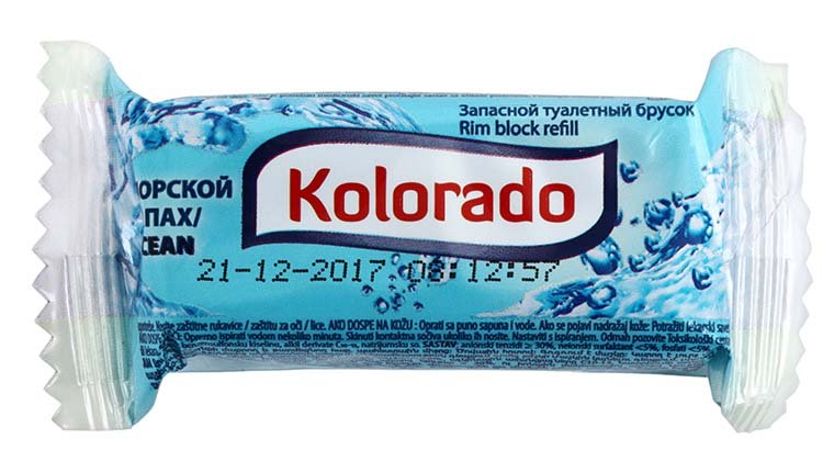 Сменный блок для унитаза Kolorado 40 г, «Морской»