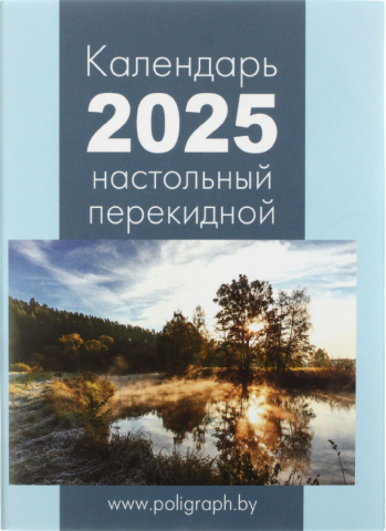 Календарь настольный перекидной на 2025 год «Полиграфкомбинат», 100*140 мм