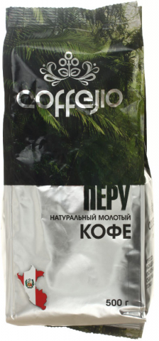 Кофе натуральный молотый Coffejio «Перу», 500 г, среднеобжаренный