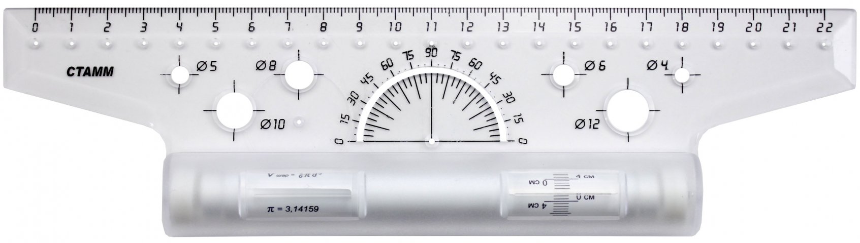 Рейсшина «Стамм» 22 см