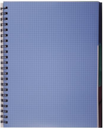 Тетрадь общая А4, 90 л. на гребне и на резинках Copybook, клетка