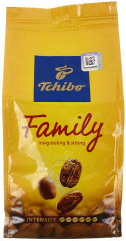 Кофе натуральный молотый Tchibo Family, 200 г, среднеобжаренный