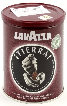 Кофе натуральный молотый Lavazza Tierra, 250 г, среднеобжаренный