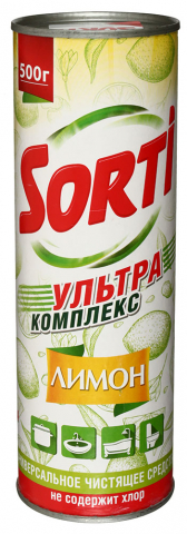 Средство для чистки Sorti, 500 г, «Лимон»