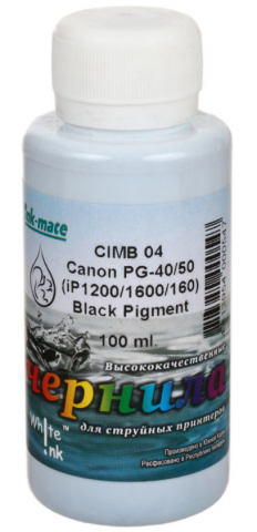 Чернила WI Canon CIMB 04-PG-40/50 (пигментные), 100 мл, черные