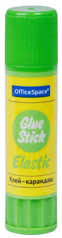 Клей-карандаш OfficeSpace Elastic (улучшенный), 36 г