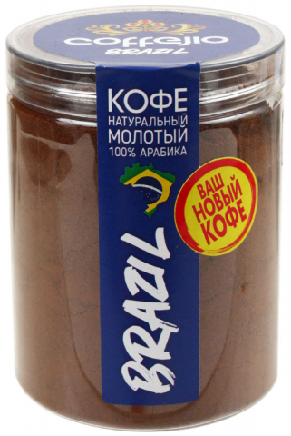 Кофе натуральный молотый Coffejio Brazil, 250 г