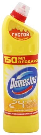 Средство для мытья сантехники Domestos , 1000 мл, «Лимонная свежесть»