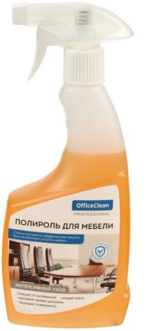 Полироль для мебели OfficeClean, 500 мл, спрей