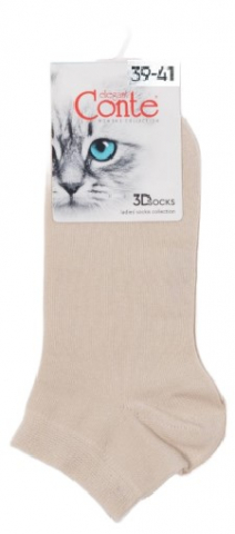 Носки женские Conte Elegant 3DSocks размер 25-27, бежевые