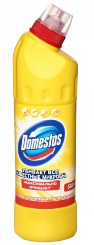 Средство для мытья сантехники Domestos 500 мл, «Лимонная свежесть»