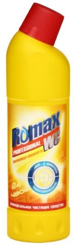 Средство чистящее универсальное Romax WC, 750 мл, «Лимонная свежесть»