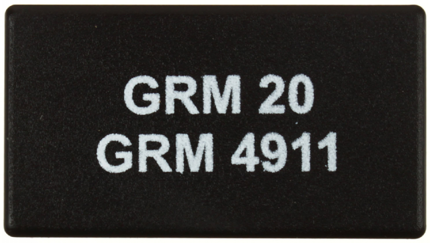 Подушка штемпельная сменная GRM (подходит для штампов Colop) GRM 20, 4911-P3 для оснасток: P20, Ideal 4911, неокрашенная