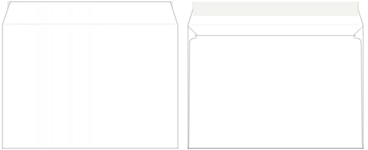 Конверт почтовый 229×324 мм (С4) силикон, чистый