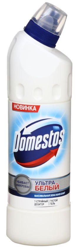 Средство для мытья сантехники Domestos, 500 мл, «Ультра. Белый»