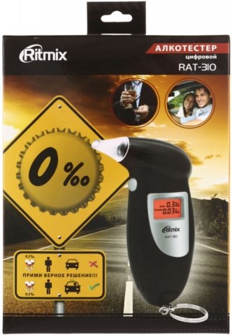 Алкотестер Ritmix RAT-310 , черный